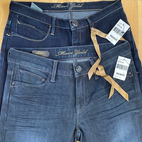 Mavi Sample Women's Dark Wash BootCut Jeans Size 27 Bundle of 2 - Picture 9 of 9